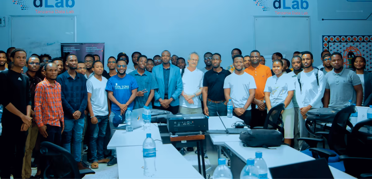 Generative AI community gathering in Tanzania